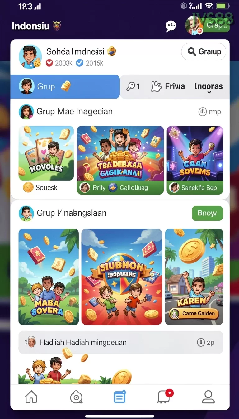 Cuplikan layar 8368SLOT — menu navigasi