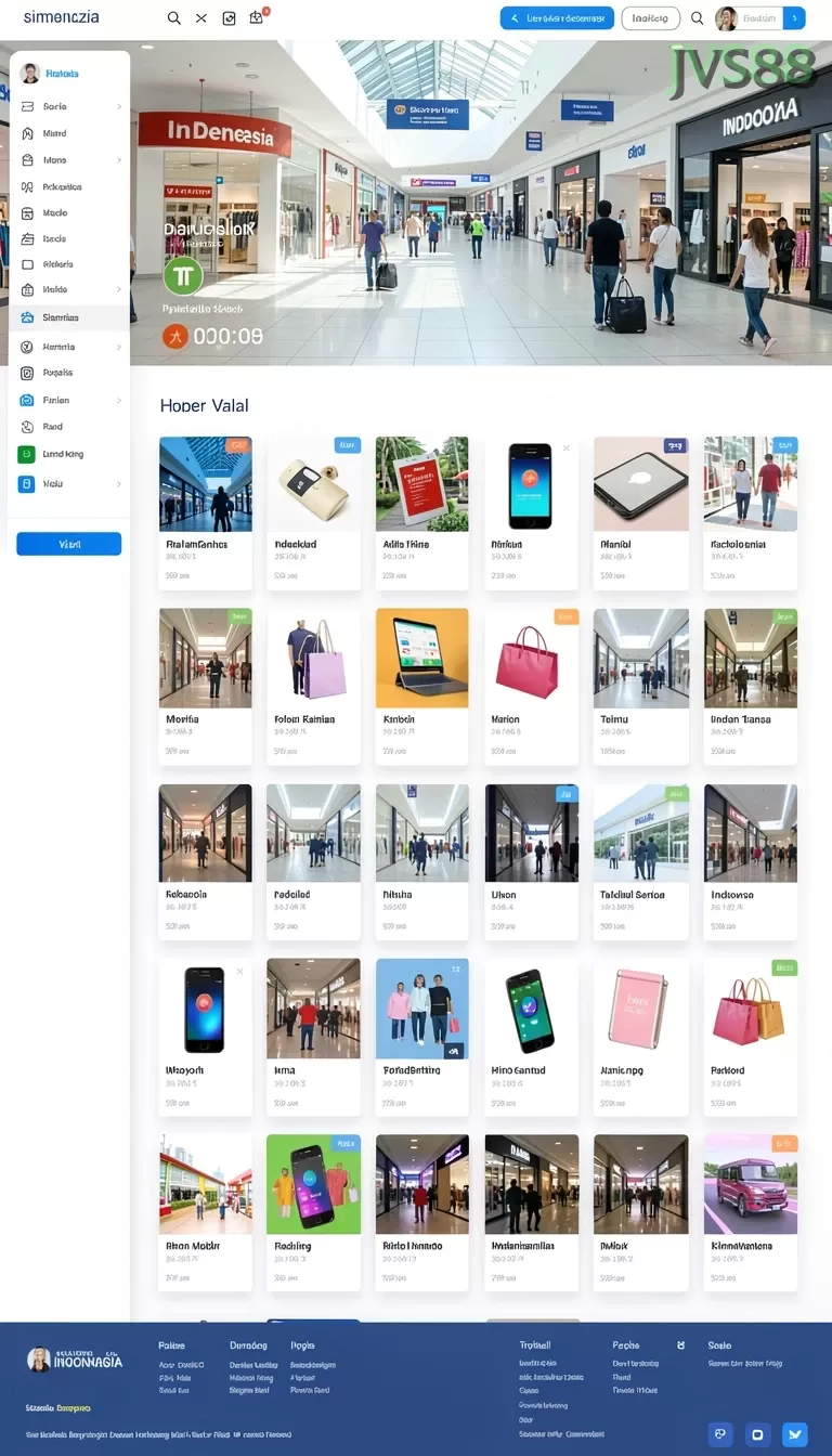 Cuplikan layar JAYA128 — menu navigasi